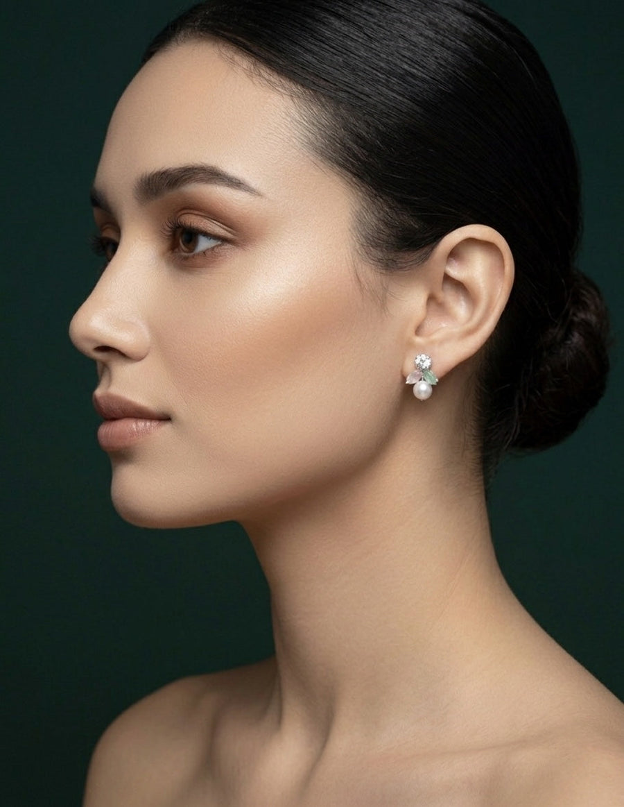 Mang Tikka & Earrings Combo Set For Women