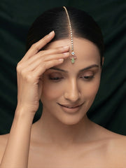 Mang Tikka & Earrings Combo Set For Women