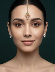 Mang Tikka & Earrings Combo Set For Women