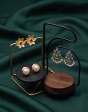 Set Of 3 Multi-Design Earrings Combo Pack For Women