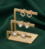 Set Of 3 Multi-Design Earrings Combo Pack For Women
