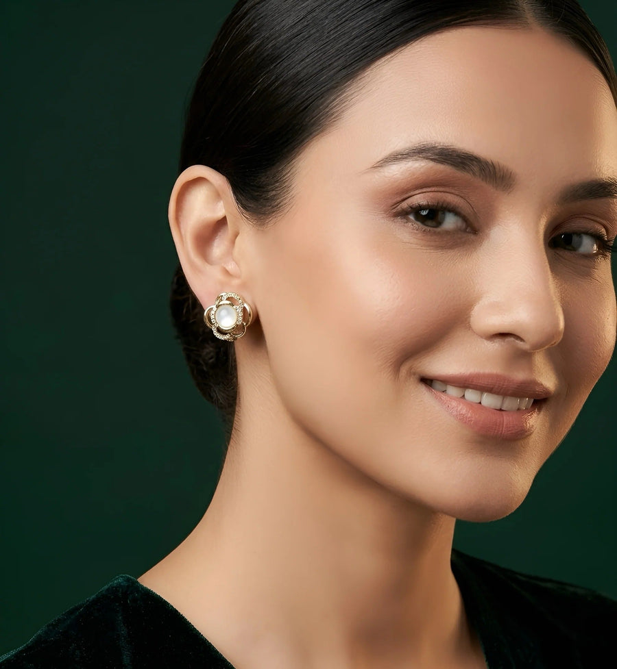 Set Of 3 Multi-Design Earrings Combo Pack For Women