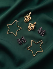 Set Of 3 Multi-Design Earrings Combo Pack For Women