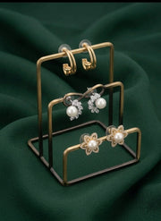 Set Of 3 Multi-Design Earrings Combo Pack For Women