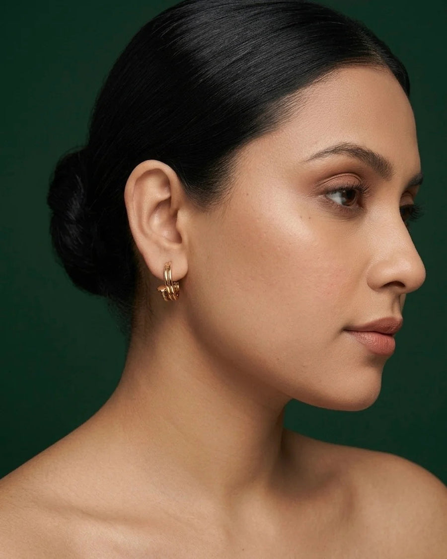 Set Of 3 Multi-Design Earrings Combo Pack For Women