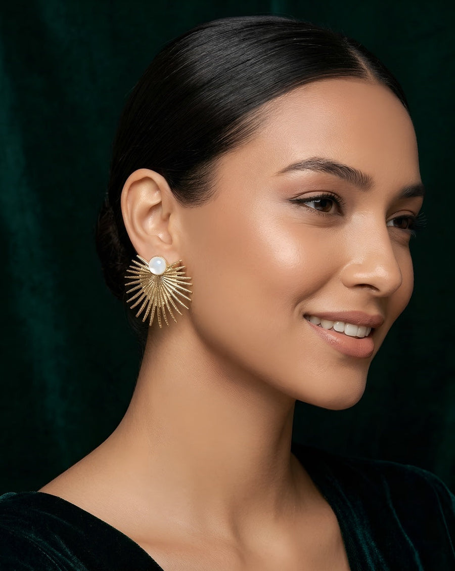 Set Of 3 Multi-Design Earrings Combo Pack For Women