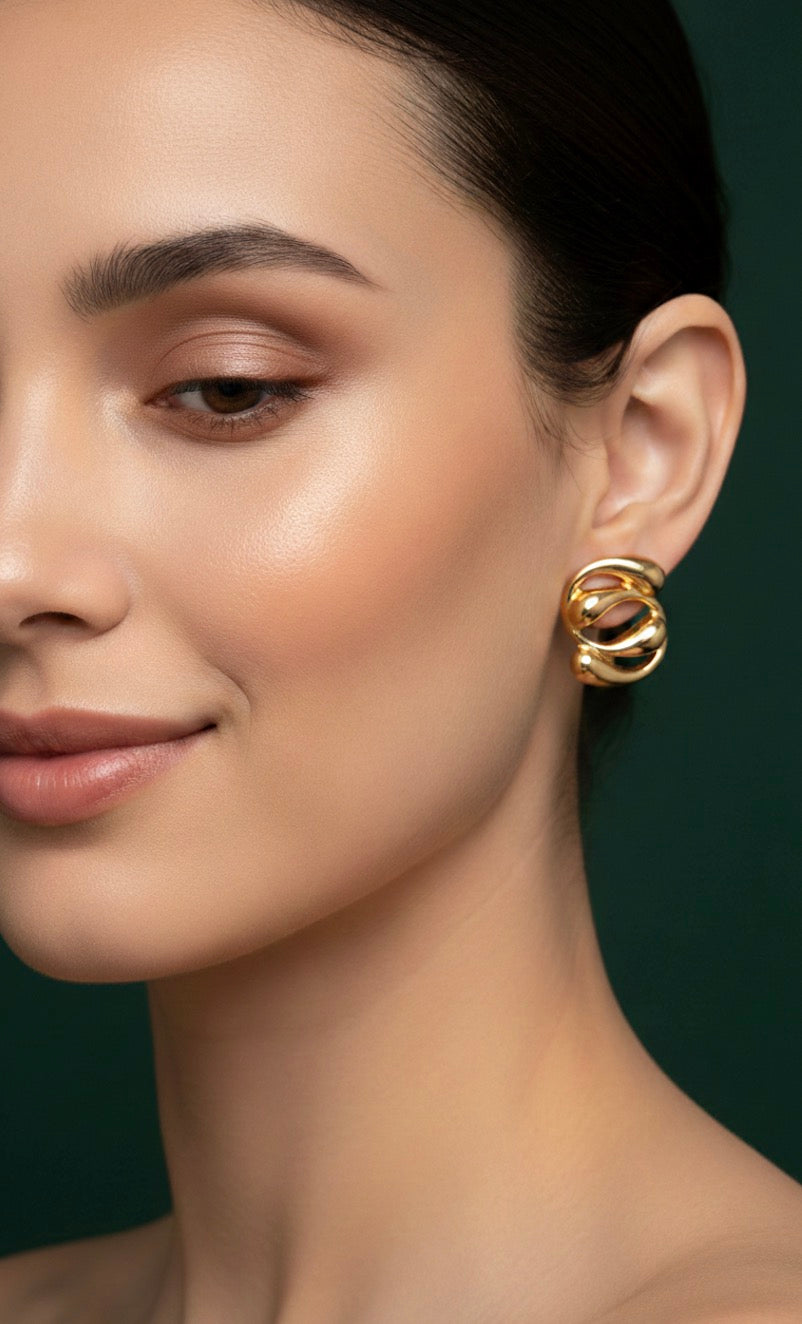 Set Of 3 Multi-Design Earrings Combo Pack For Women