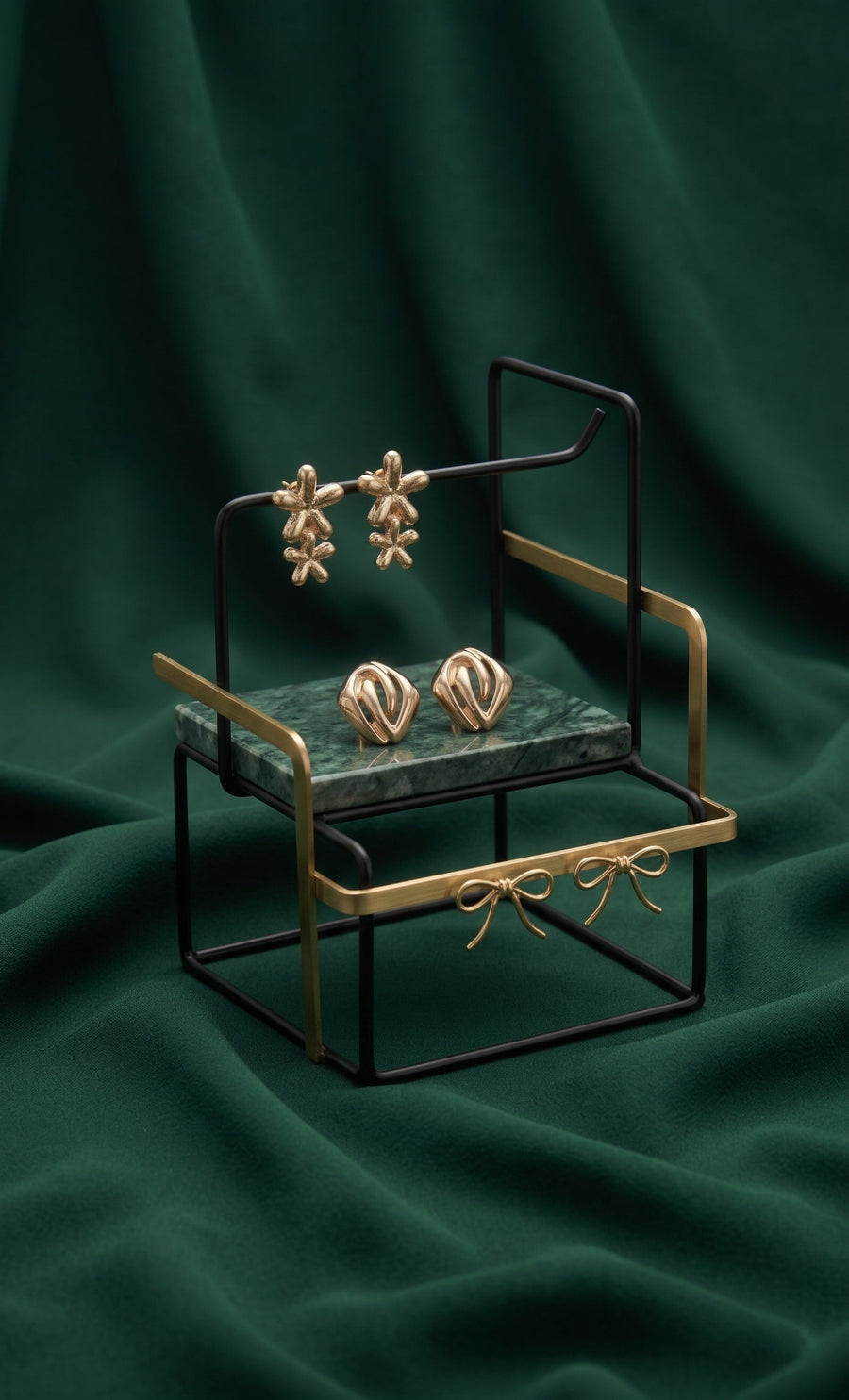 Set Of 3 Multi-Design Earrings Combo Pack For Women