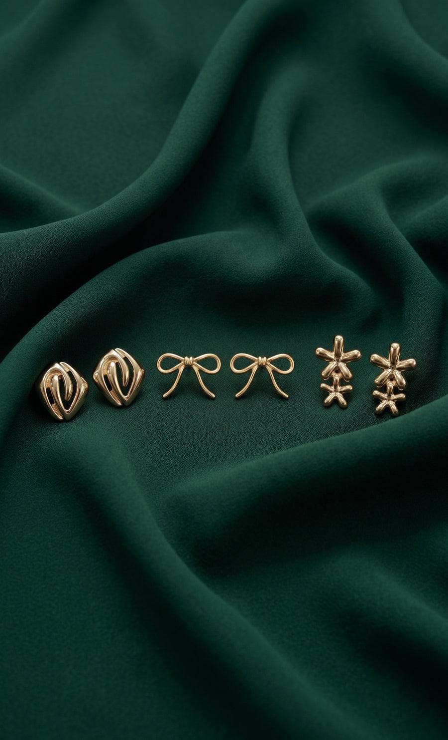 Set Of 3 Multi-Design Earrings Combo Pack For Women