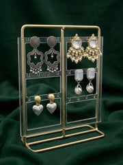 Set Of 4 Multi-Design Earrings Combo Pack For Women