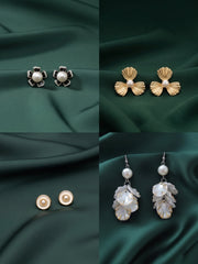 Set Of 4 Multi-Design Earrings Combo Pack For Women
