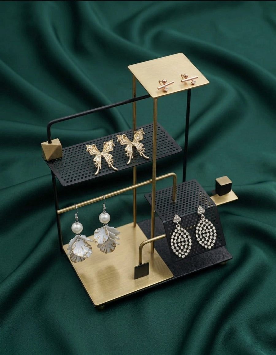 Set Of 4 Multi-Design Earrings Combo Pack For Women