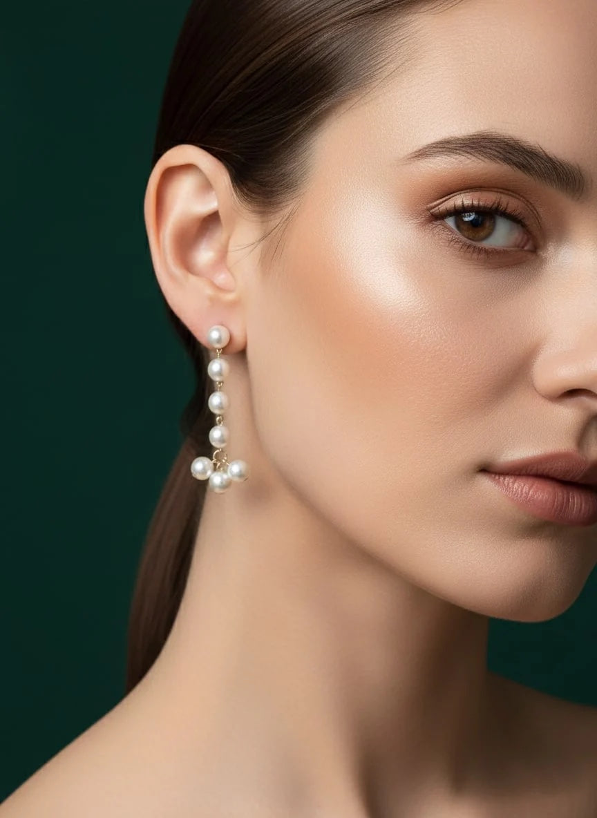 Set Of 4 Multi-Design Earrings Combo Pack For Women