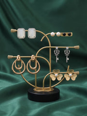 Set Of 4 Multi-Design Earrings Combo Pack For Women