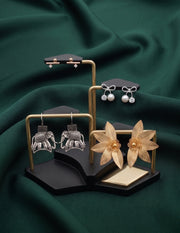 Set Of 4 Multi-Design Earrings Combo Pack For Women