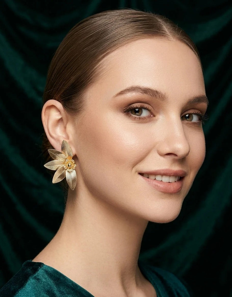 Set Of 4 Multi-Design Earrings Combo Pack For Women