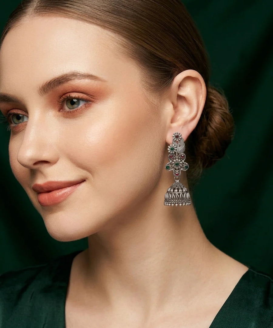 Set Of 4 Multi-Design Earrings Combo Pack For Women