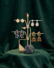 Set Of 4 Multi-Design Earrings Combo Pack For Women