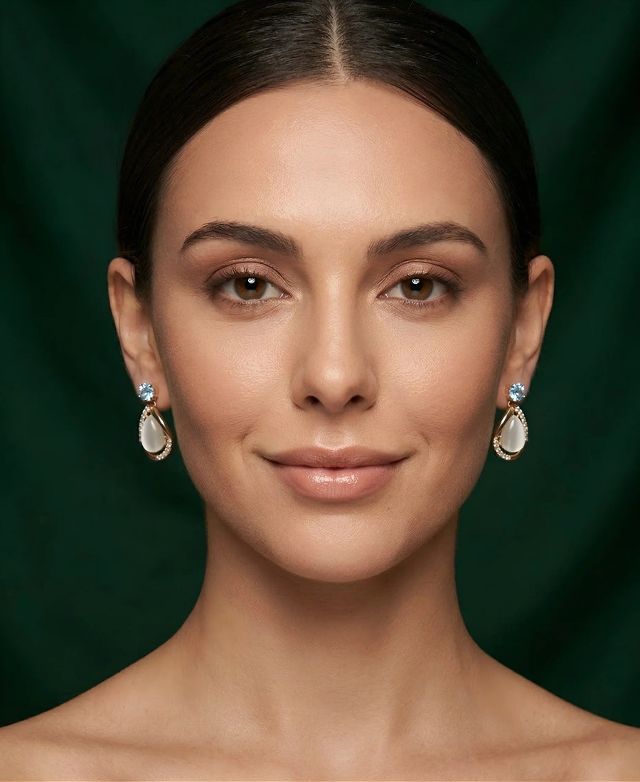 Set Of 4 Multi-Design Earrings Combo Pack For Women