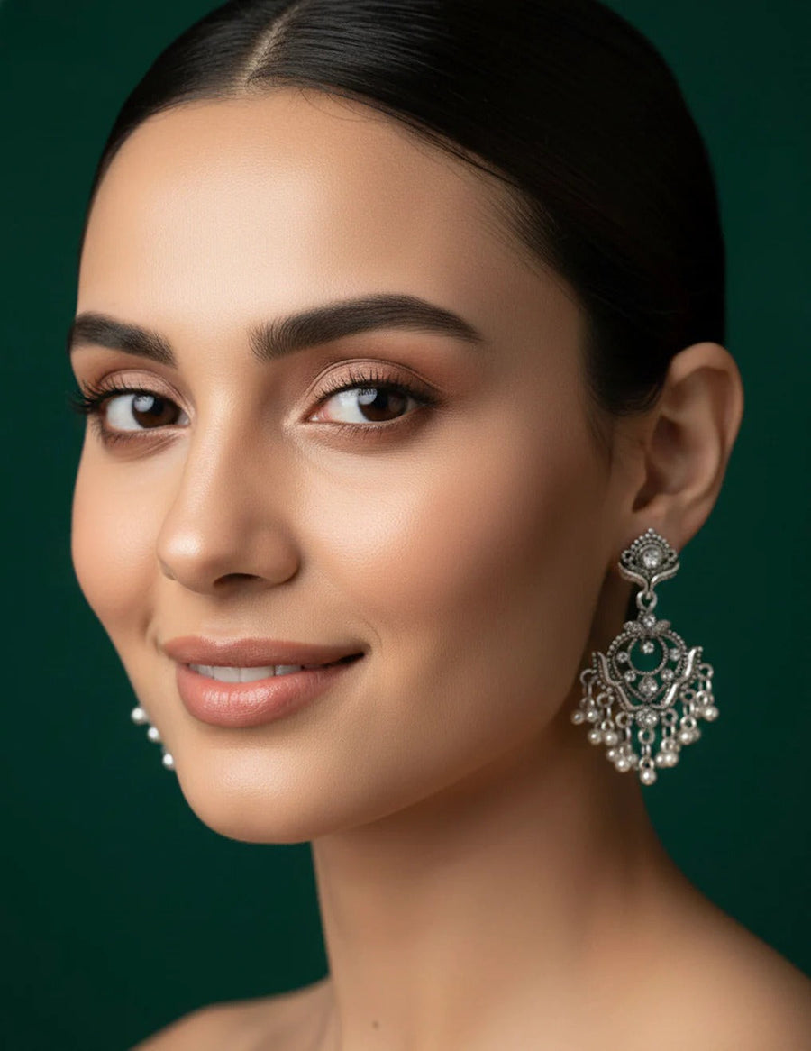 Set Of 4 Multi-Design Earrings Combo Pack For Women