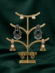 Set Of 4 Multi-Design Earrings Combo Pack For Women