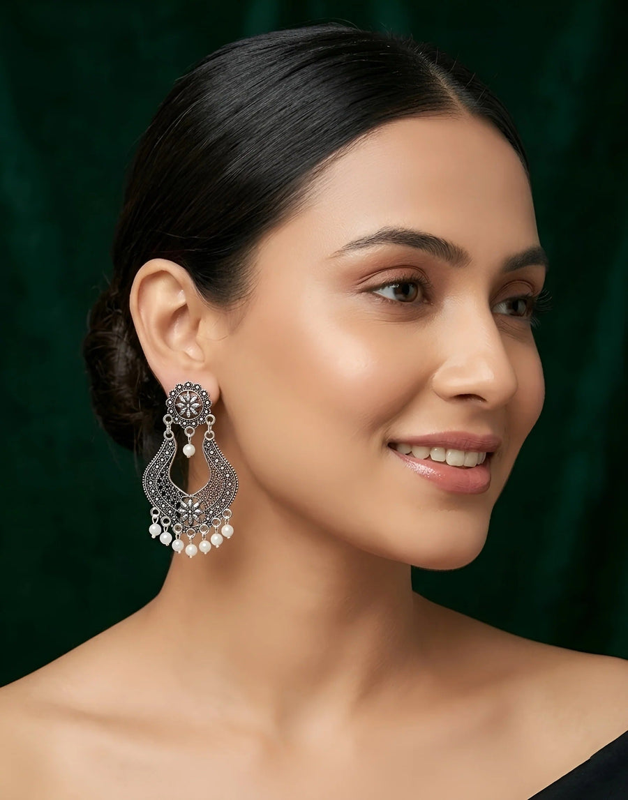 Set Of 4 Multi-Design Earrings Combo Pack For Women