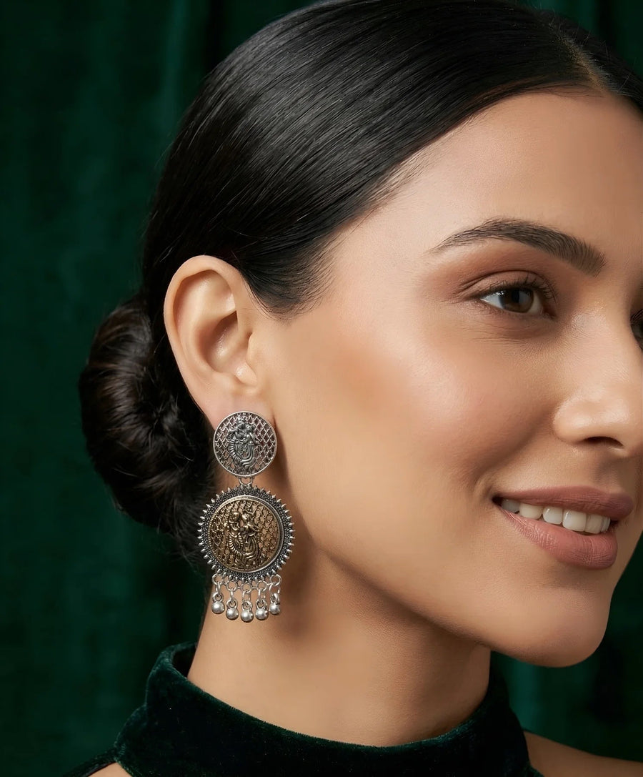 Set Of 4 Multi-Design Earrings Combo Pack For Women