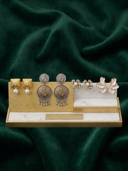 Set Of 4 Multi-Design Earrings Combo Pack For Women