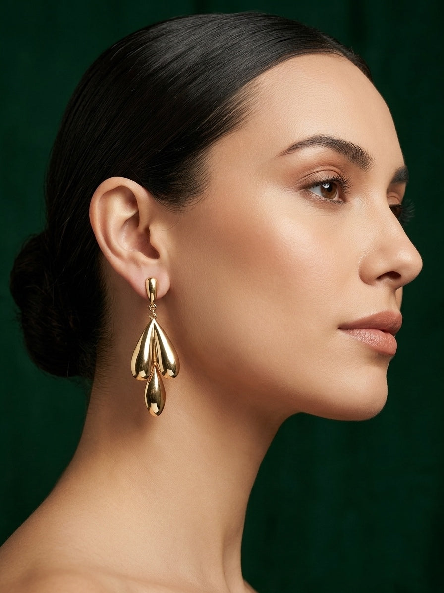 Set Of 4 Multi-Design Earrings Combo Pack For Women
