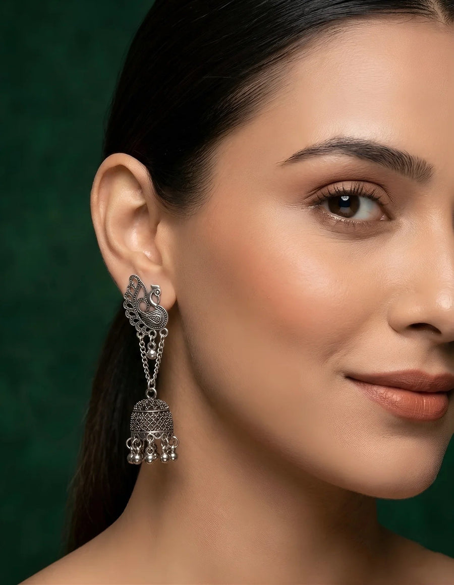 Set Of 4 Multi-Design Earrings Combo Pack For Women