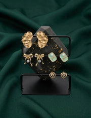 Set Of 4 Multi-Design Earrings Combo Pack For Women