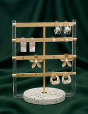 Set Of 4 Multi-Design Earrings Combo Pack For Women