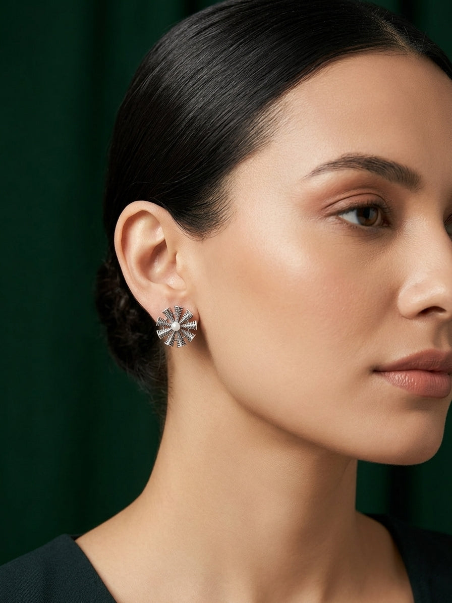Set Of 4 Multi-Design Earrings Combo Pack For Women