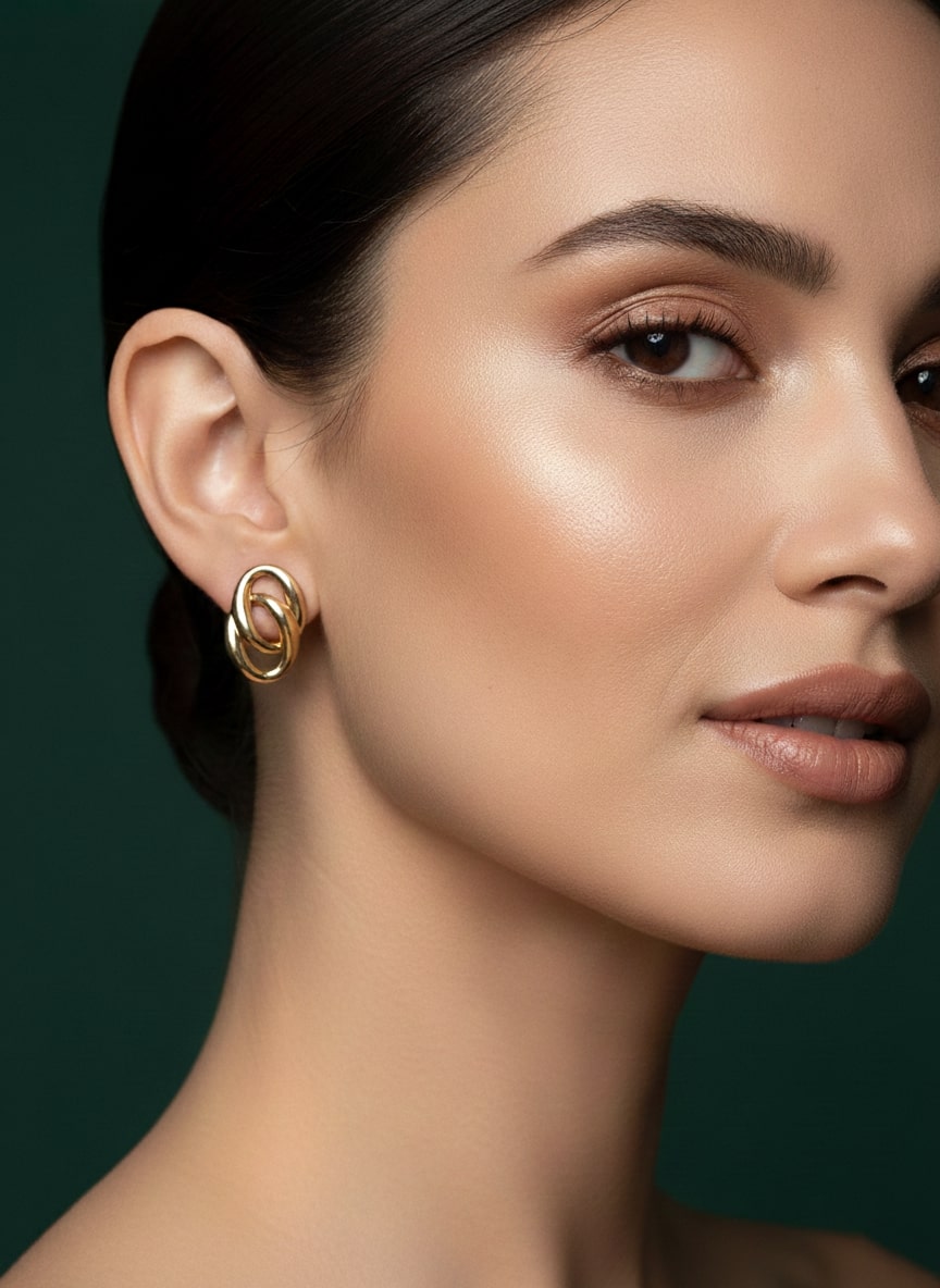 Set Of 4 Multi-Design Earrings Combo Pack For Women