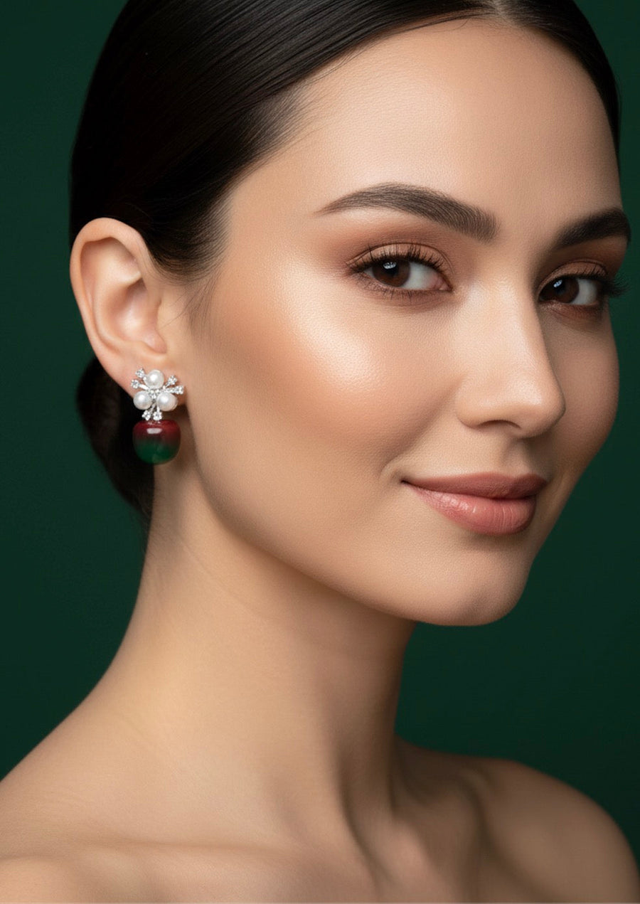 Set Of 5 Trendy Designs Combo Of Earrings