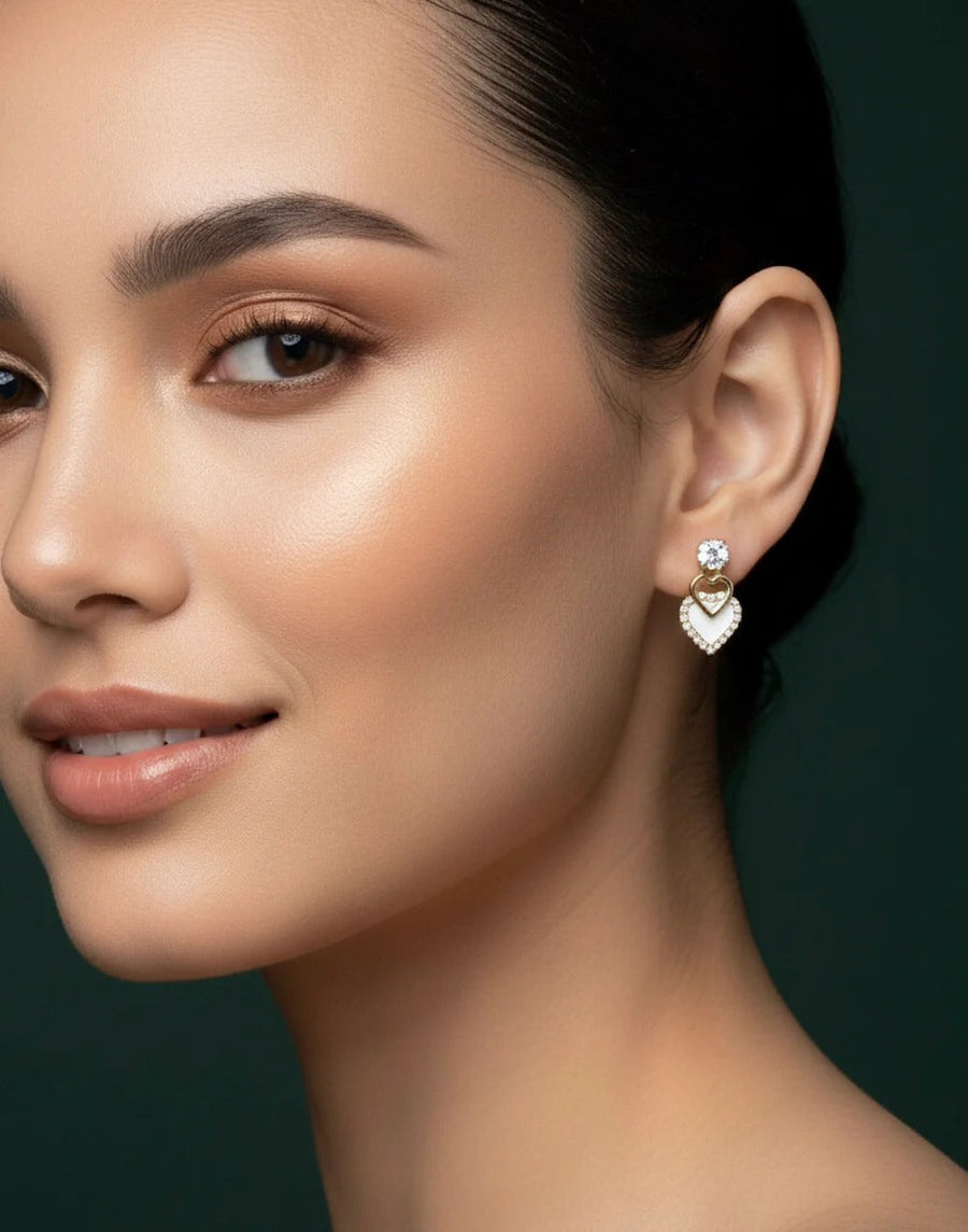 Set Of 5 Trendy Designs Combo Of Earrings