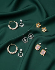 Set Of 5 Trendy Designs Combo Of Earrings