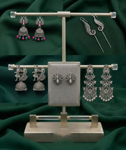 Set Of 5 Trendy Designs Combo Of Earrings