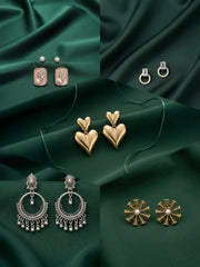 Set Of 5 Trendy Designs Combo Of Earrings