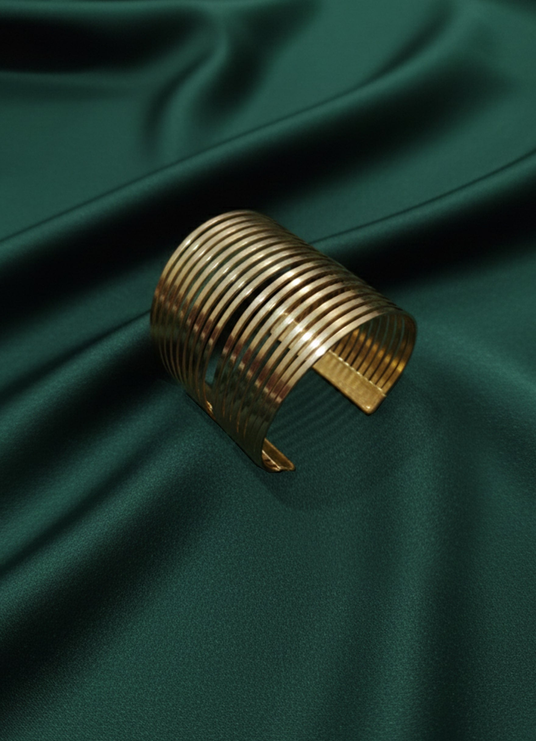 Premium Gold-Plated Bangle-Style Bracelet