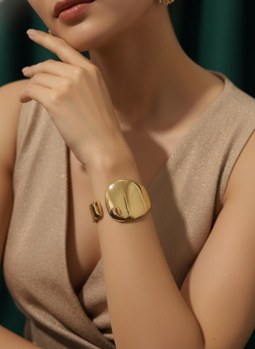 Fancy Korean Style Slip-on Bracelet