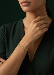 Fancy Bangle-Style Cuff Bracelet
