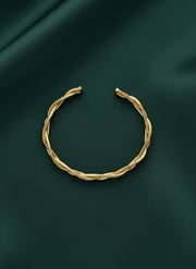 Fancy Bangle-Style Cuff Bracelet