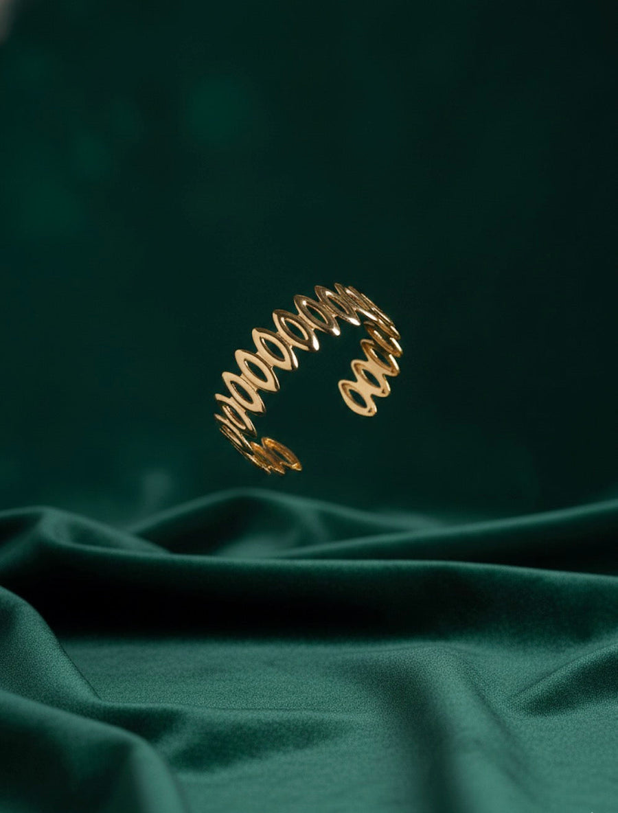 Premium Gold-Plated Slip-On Bracelet