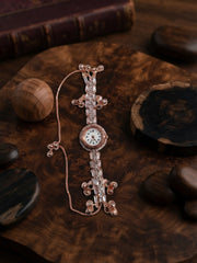 Rose Gold Plated Trendy Watch Bracelet