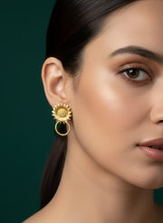 Beautiful Golden Classic Drop Earrings