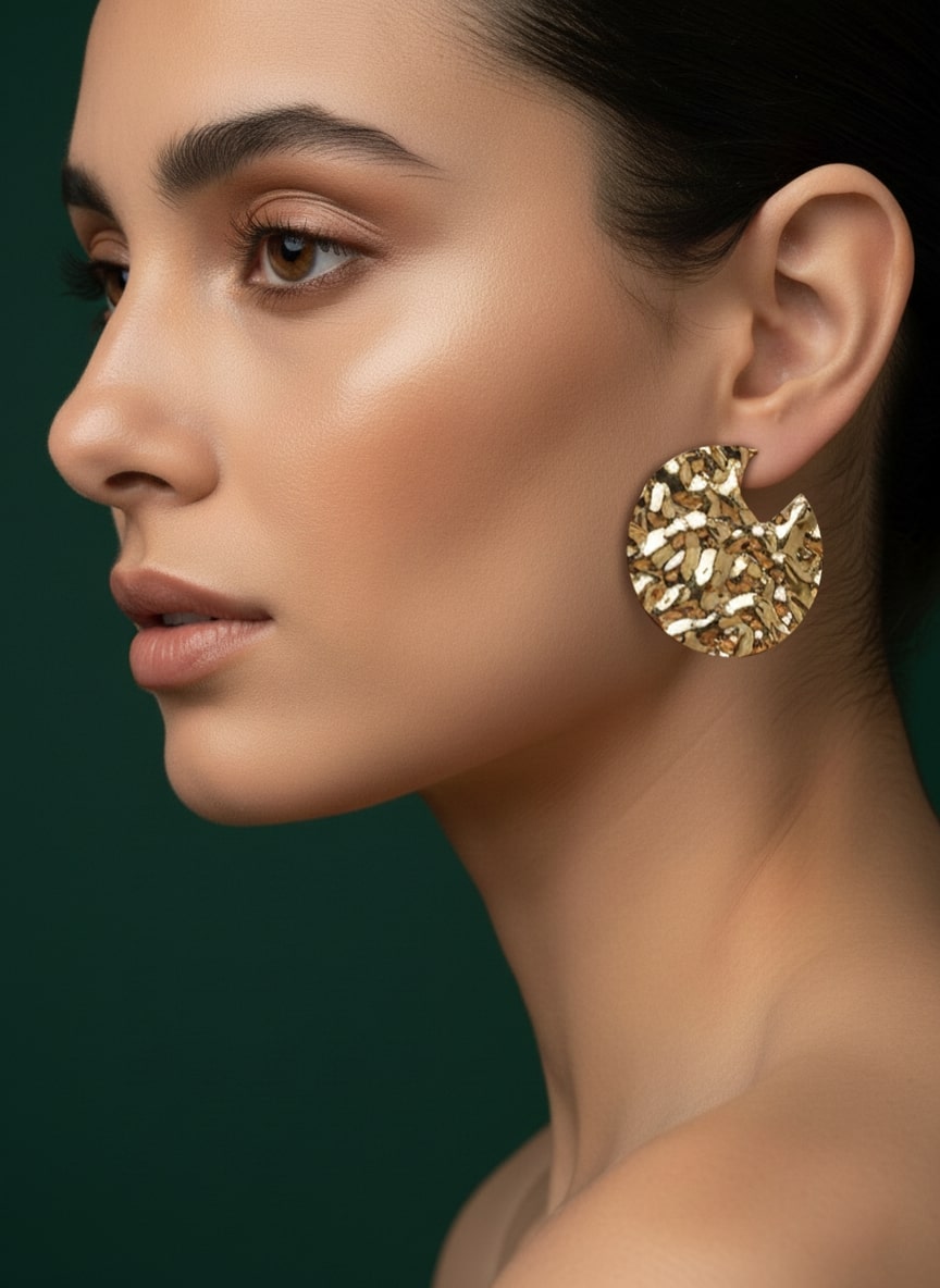 Contemporary Classic Studs Earrings
