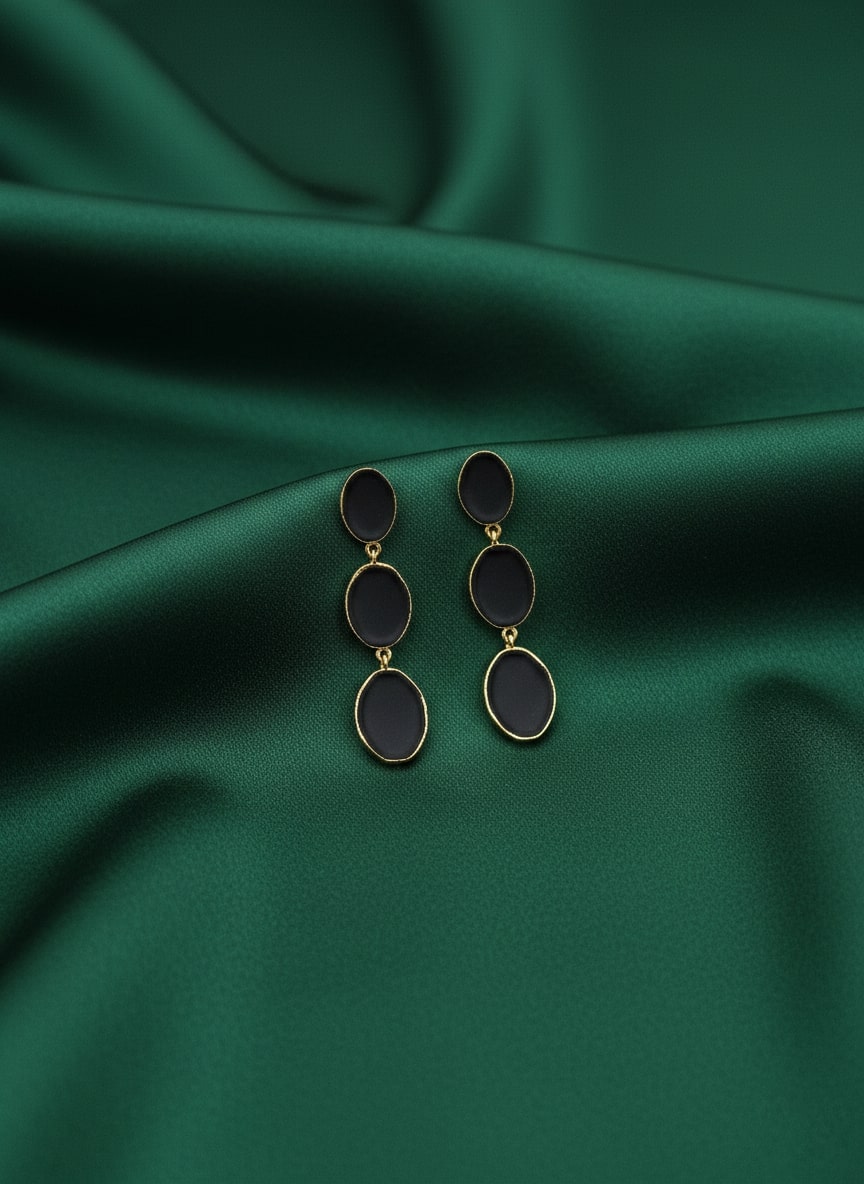 Classic Black Earrings