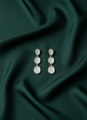 Classic White Earrings