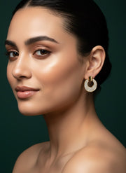 Golden AD Stones Beautiful Studs
